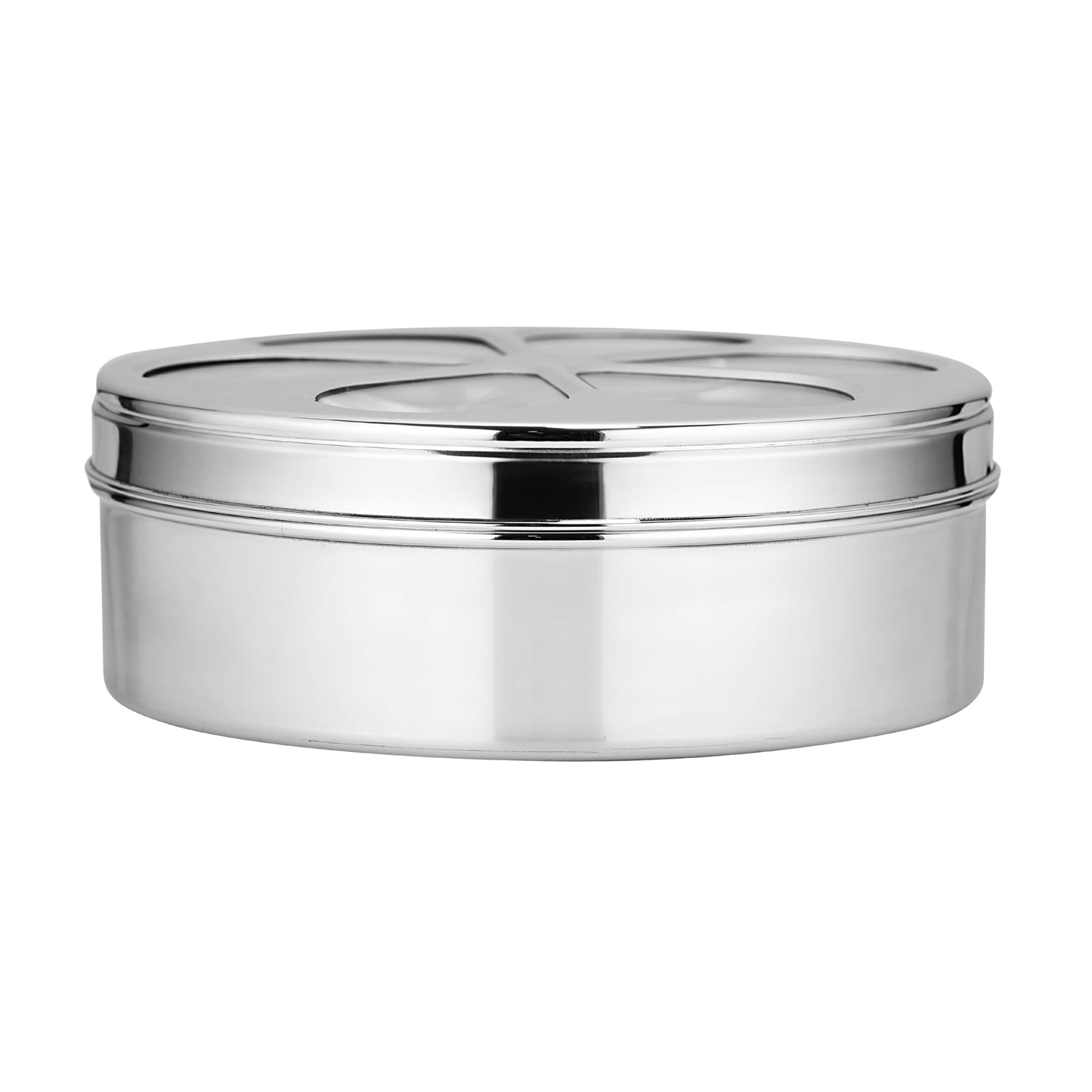 Chakmak Excel Masala Dabba | Stainless Steel Spice Box with 12 Compartments | BIg | Masala Box With See Through Lid