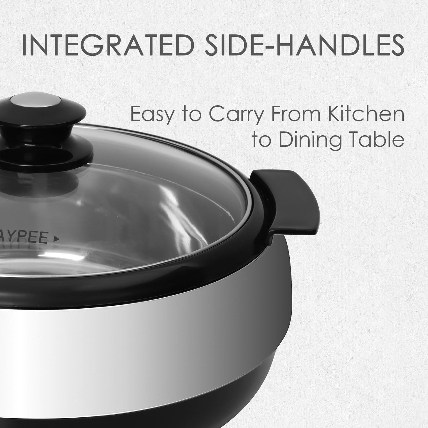 Jaypee Glasserol 1200 ml Stainless Steel Serving Casserole Set | Rustproof Casserole | Toughened Glass Lid PUF Insulated - (Black)