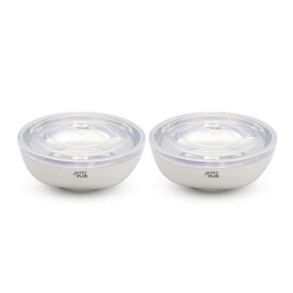 Jaypee Plus Stainless Steel Mixing & Serving Bowl Set of 2 with Lid,Rustproof,Microwave Safe,1500 ml, Orange|B0CRZ74WR6