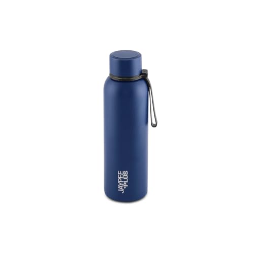 Jaypee Plus Beetle 900 Stainless Steel Double Wall Thermosteel 850 ml Water Bottle ISI Certified Vacuum Insulated 24 hr Hot and Cold Water Bottle Anti Skid Leakproof Bottle Office, Gym,Trekking,Black|B0GVHYG8H6