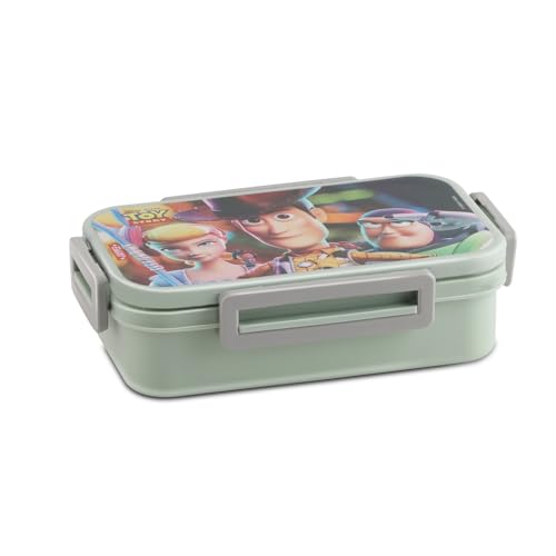 JAYPEE Maxteel Jr Disney Toystory Stainless Steel Insulated Lunch Box for School Kids|Airtight Leakproof Tiffin Box|Food Grade|BPA Free, 620+150 ml, Green|B0FJMJMRG5