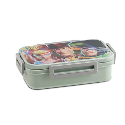 JAYPEE Maxteel Jr Disney Toystory Stainless Steel Insulated Lunch Box for School Kids|Airtight Leakproof Tiffin Box|Food Grade|BPA Free, 620+150 ml, Green|B0FJMJMRG5