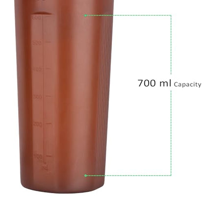 Jaypee Plus Max Shaker with blending ball |Protein Shaker for Gym |Gym Bottle |Shaker bottles | Travel shaker 700 ml, Grey Blue|B078H2LSWW