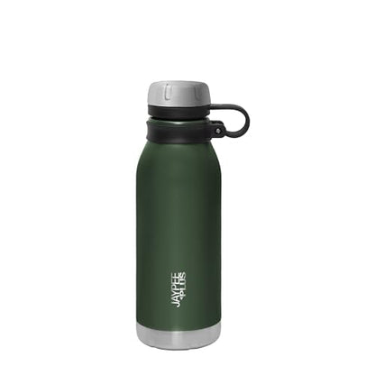 Jaypee Plus Charlie Stainless Steel Water Bottle,Long Hours Hot and Cold Water Bottle| Leak Proof | Office Bottle | Gym Bottle | Hiking | Trekking | Travel Bottle 750 ml, Black|B0CV5R59PR