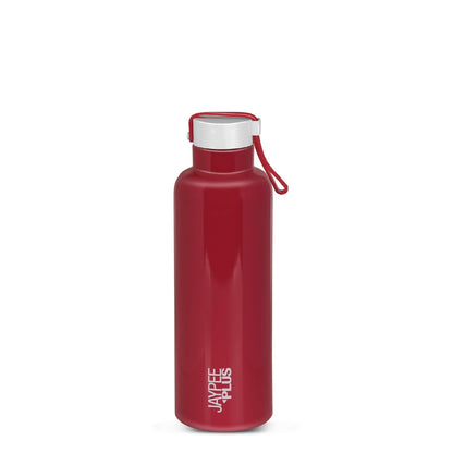 Jaypee Plus Alpha Vaccum Insulated Double Wall Thermosteel Flask 1000 ml Water Bottle ISI Certified 24 Hours Hot and Cold Water Bottle for School,Office,Gym, Leakproof, Rustproof Steel Bottle,Black