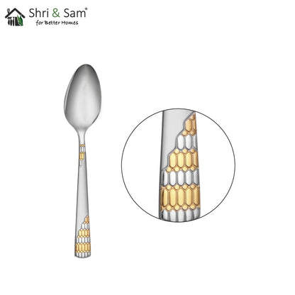 Shri & Sam Stainless Steel Lavish Tea Spoon,6 Pieces