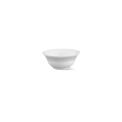 Larah by Borosil Fluted Series Classic Opalware Dinner Set | 27 Piece for Family of 6 | Microwave & Dishwasher Safe | Bone-Ash Free | Crockery Set for Dining & Gifting | Plates & Bowls | White