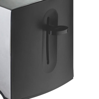 Borosil 1500W Krispy Pop-up Toaster | 4 Slice Automatic Pop up | Toasting, Reheating & Defrosting Options | Removable Bread Crumb Tray | 7 Temprature Settings | Cord Winder | 2 Years Warranty