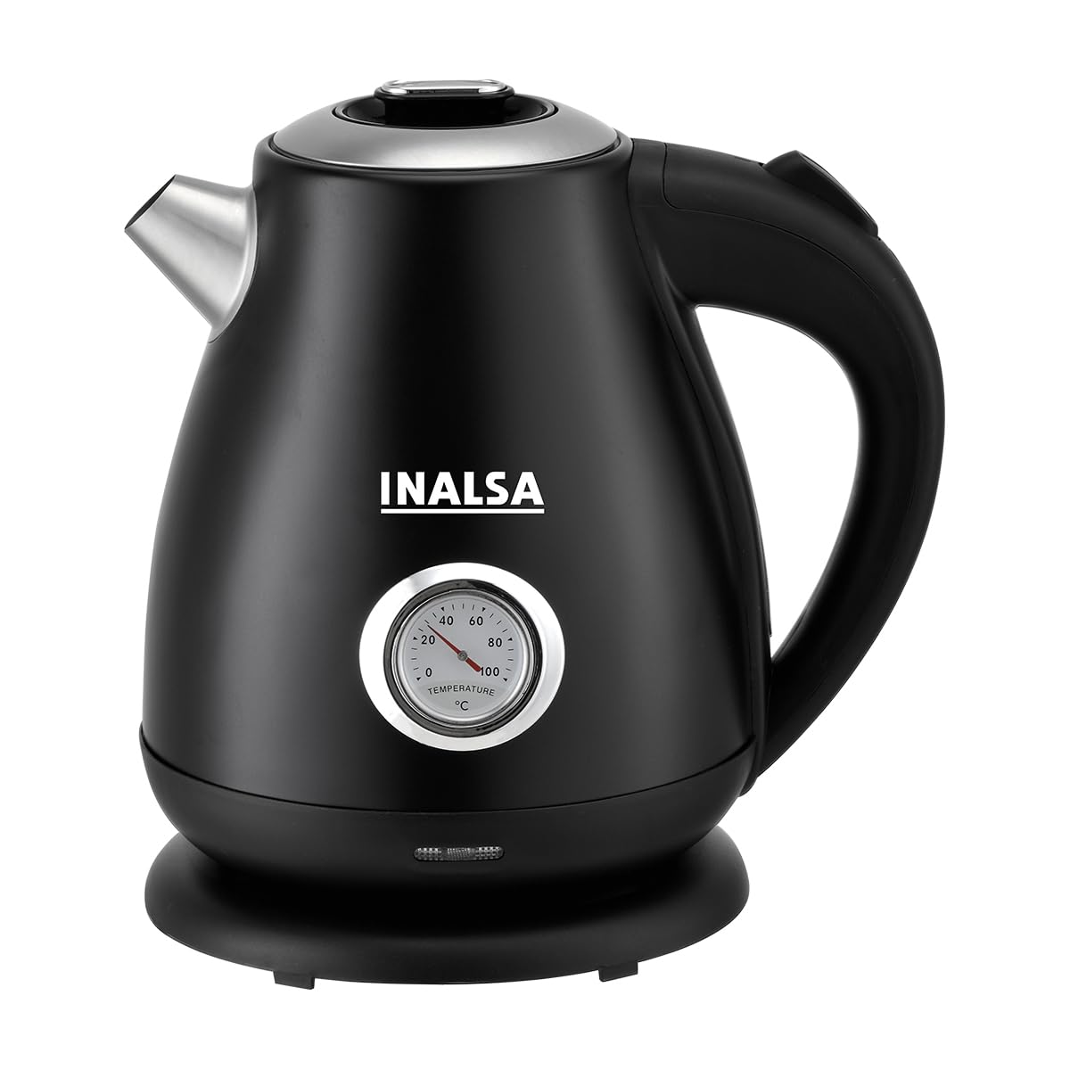 INALSA Stainless Steel Kettle 1.5 Litre|700 Watt|Cooking Kettle|3 Heating Modes| Rapid Boil Technology|See Through Lid| Over-Heat & Boil Dry Protection|Boil Water, Milk,(MultiCook Nu)