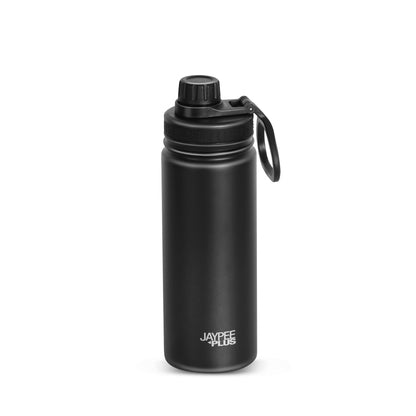 Jaypee Plus Victor ISI Certified Vaccum Insulated Thermosteel 900 ml Water Bottle 24 Hours Hot and Cold Double Walled Anti Skid Rustproof Leakproof Bottle for Office, School, Gym, Trekking,Brown
