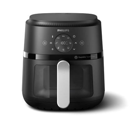 Philips 2000 Series Airfryer - 4.2L Capacity, RapidAir Technology, 13-in-1 Presets, Touchscreen Control, Cooking Window, Up to 90% Less Fat (NA221/00)
