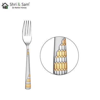 Shri & Sam Stainless Steel Lavish Baby Fork,6 Pieces
