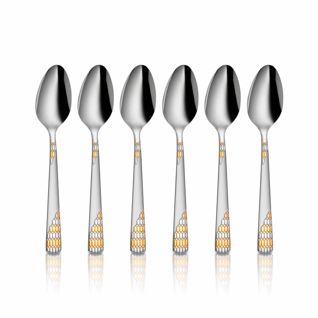 Shri & Sam Stainless Steel Lavish Tea Spoon,6 Pieces