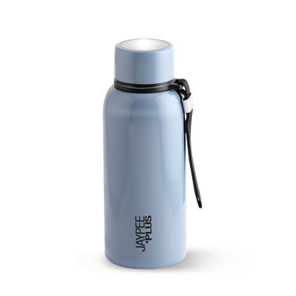 Jaypee Plus Alpha Vaccum Insulated Double Wall Thermosteel Flask 1000 ml Water Bottle ISI Certified 24 Hours Hot and Cold Water Bottle for School,Office,Gym, Leakproof, Rustproof Steel Bottle,Black