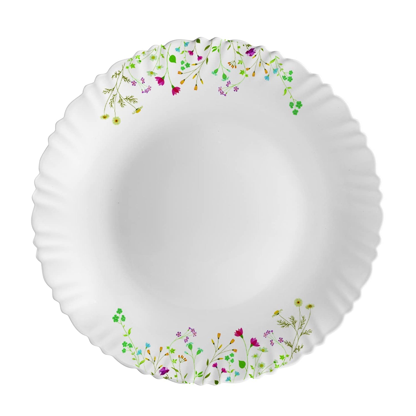 Cello Opalware Dinner Set - 37 Pieces, White