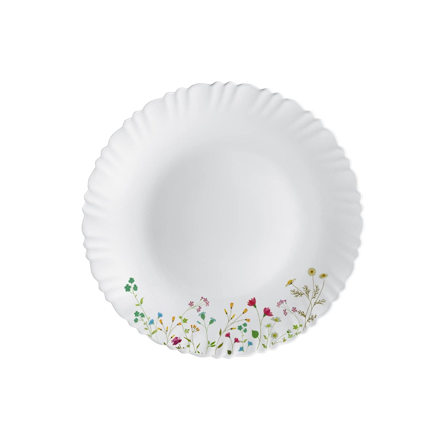 Cello Opalware Dinner Set - 37 Pieces, White