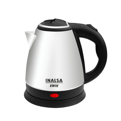 INALSA Stainless Steel Kettle 1.5 Litre|700 Watt|Cooking Kettle|3 Heating Modes| Rapid Boil Technology|See Through Lid| Over-Heat & Boil Dry Protection|Boil Water, Milk,(MultiCook Nu)