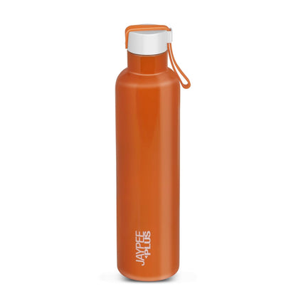 Jaypee Plus Alpha Vaccum Insulated Double Wall Thermosteel Flask 1000 ml Water Bottle ISI Certified 24 Hours Hot and Cold Water Bottle for School,Office,Gym, Leakproof, Rustproof Steel Bottle,Black