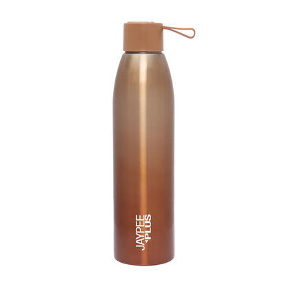 Jaypee Plus Victor ISI Certified Vaccum Insulated Thermosteel 900 ml Water Bottle 24 Hours Hot and Cold Double Walled Anti Skid Rustproof Leakproof Bottle for Office, School, Gym, Trekking,Brown