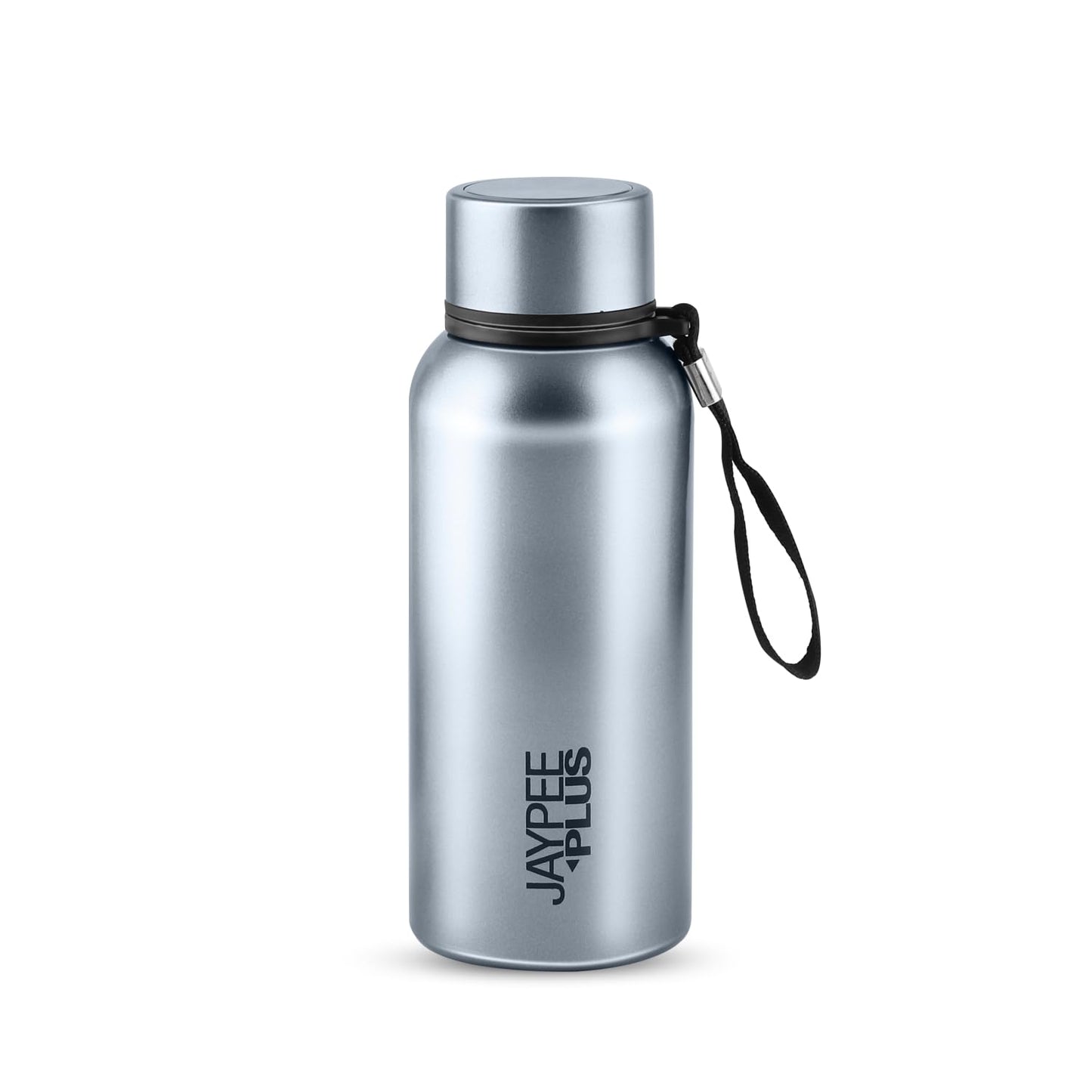 Jaypee Plus Alpha Vaccum Insulated Double Wall Thermosteel Flask 1000 ml Water Bottle ISI Certified 24 Hours Hot and Cold Water Bottle for School,Office,Gym, Leakproof, Rustproof Steel Bottle,Black