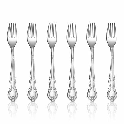 Shri & Sam Stainless Steel Vintage Baby Fork,6 Pieces