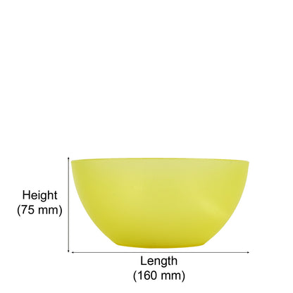 Jaypee Plus Virgin Plastic Mixing Bowl | Lightweight, Strong & Durable Bowls | Ideal for Serving, Storing & Stacking Set of 4 -(2800+2000+1200+800) ml (Multicolor)