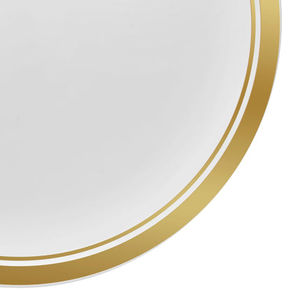 Cello Opalware Divine Gold Lines Dinner Set, 33 Units | Microwave & Dishwasher Safe | Light-Weight & Thermal Resistant | Crockery Set for Dining & Gifting