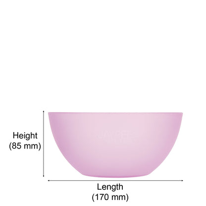 Jaypee Plus Virgin Plastic Mixing Bowl | Lightweight, Strong & Durable Bowls | Ideal for Serving, Storing & Stacking Set of 4 -(2800+2000+1200+800) ml (Multicolor)