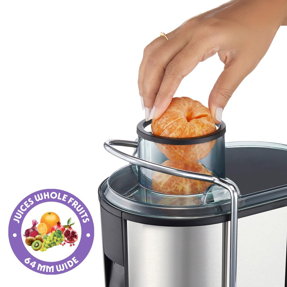 Borosil Primus Juicer | Made in India | Centrifugal Juicing Technology | Juice Collecting Jar | 2 Speed Controls | Overheat Protection | 1 Year Warranty