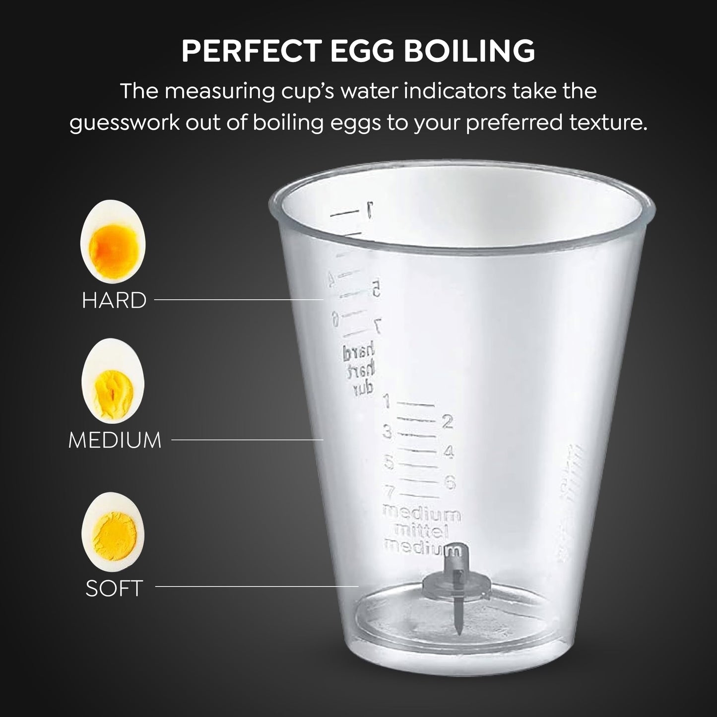Prestige Egg Boiler PEB-01 | 350-Watt | Boils 7 Eggs at Once | One-Touch Operation | Stainless Steel Body & Heating Plate | Auto Switch-Off for Safe Cooking| Electric