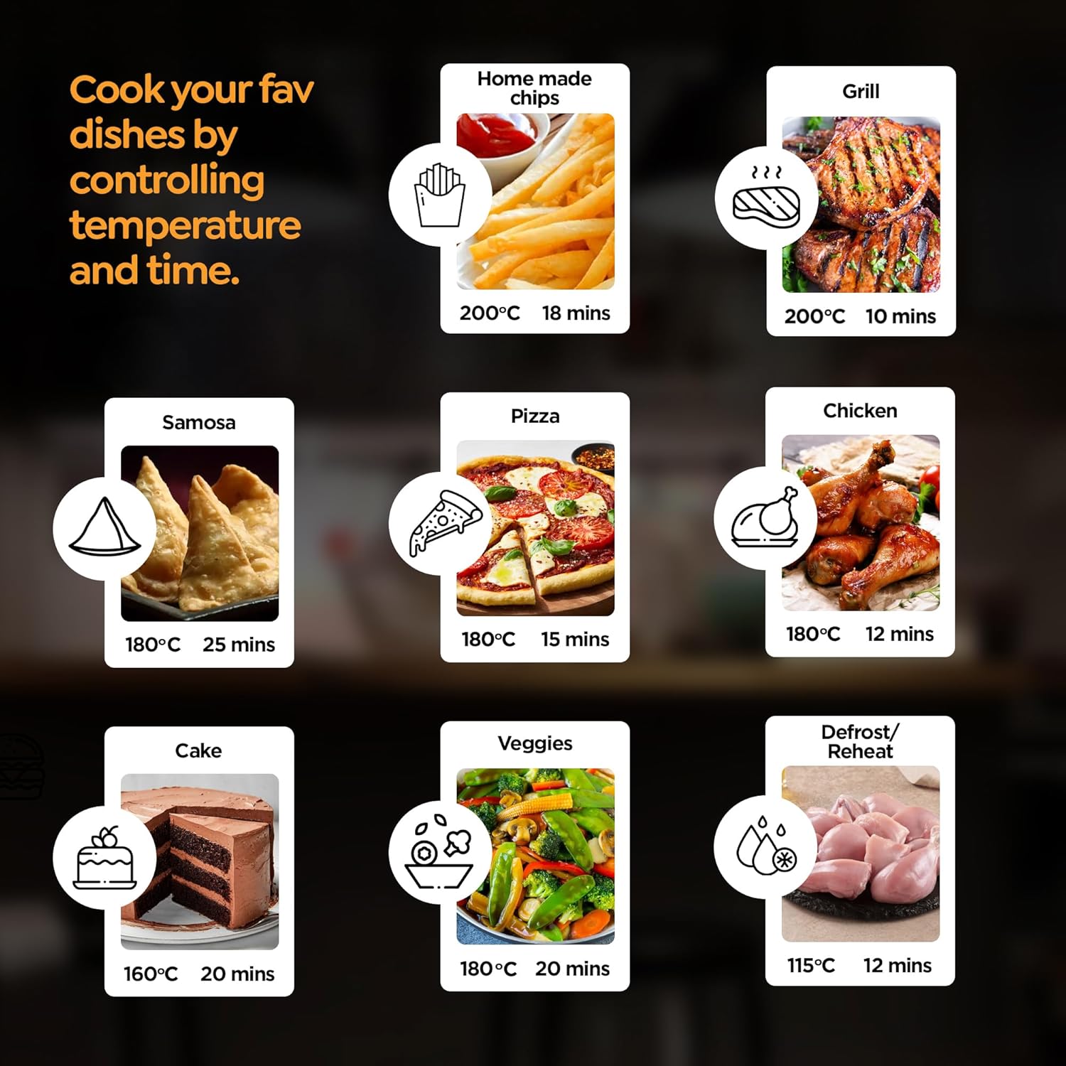 Prestige Nutrifry 4.5L Digital Air Fryer| 80% less Oil Consumption | 8 Preset Menu | Fry, Grill, Roast, Bake, Reheat | Digital Display | 1200 Watts | Easy to Clean | 1Y Warranty | ISI Certified