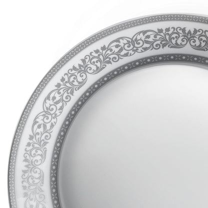 CELLO Argento Solitaire Series Opalware Dinner Set of 18 Pieces for Family of 6 | Bone-Ash Free & Leadfree Opal Glass Microwave & Dishwasher Safe, Crockery Plates & Bowls Set for Daily Use & Gifting
