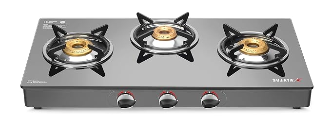 Sujata Standard Gas Stove 3 Burners
