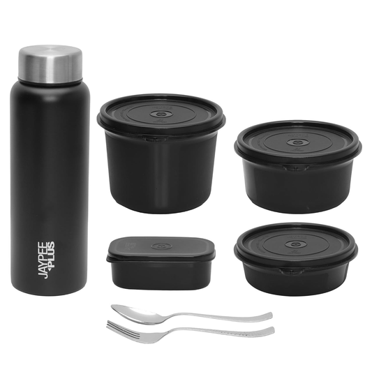 Jaypee Plus Meal Plus 1390 ml Stainless Steel Office Lunch Box