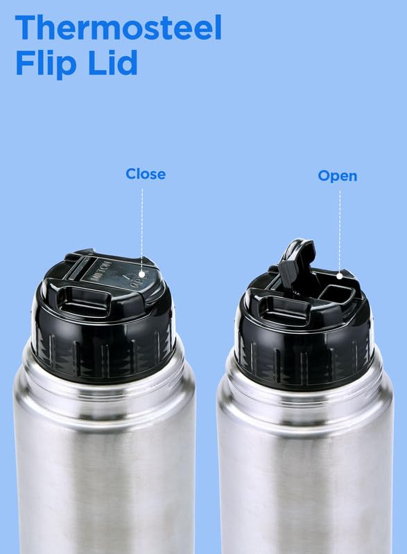 Milton Flip Lid 1000 Thermosteel Water Bottle 1 LTR