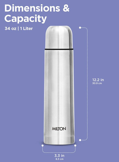 Milton Flip Lid 1000 Thermosteel Water Bottle 1 LTR