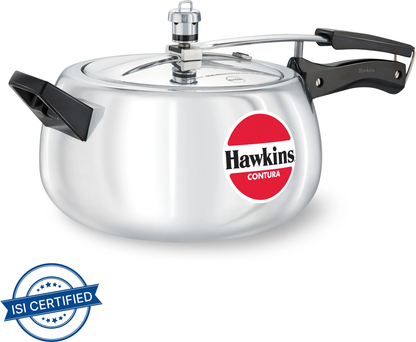 Hawkins Contura (HC50) 5 L Pressure Cooker (Aluminium)