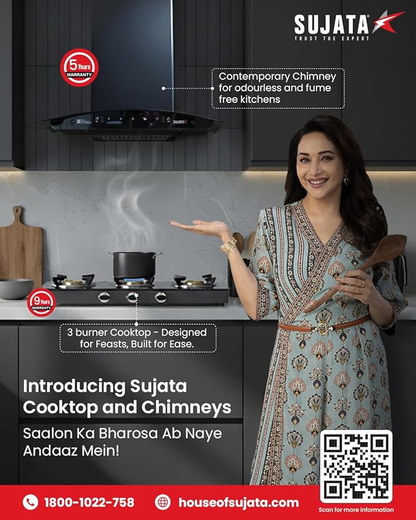 Sujata Standard Gas Stove 3 Burners